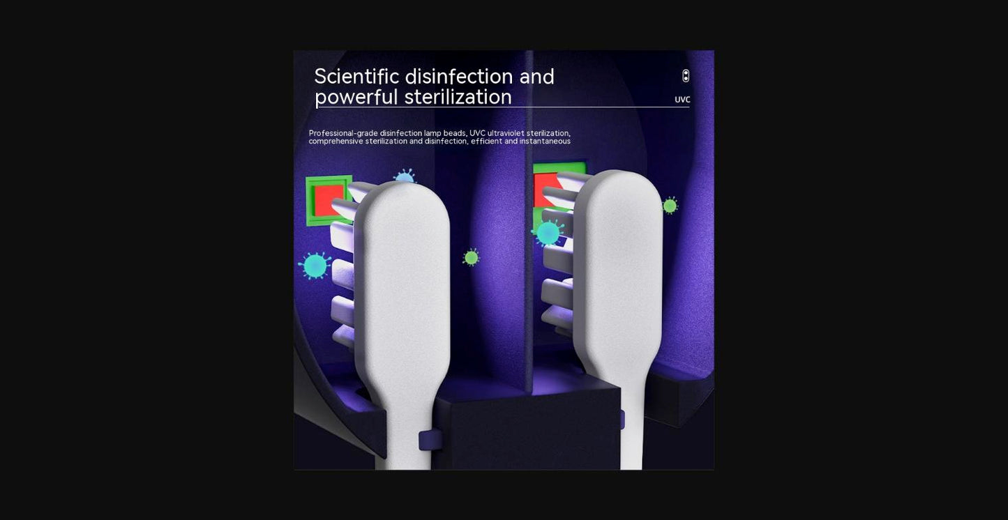 UV Toothbrush Sanitizer & Charging Dock